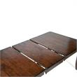 Bowery Hill Wood Extendable Dining Table in Dark Cherry