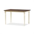 Bowery Hill Cottage Dining Table in Brown and Cream