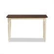 Bowery Hill Cottage Dining Table in Brown and Cream