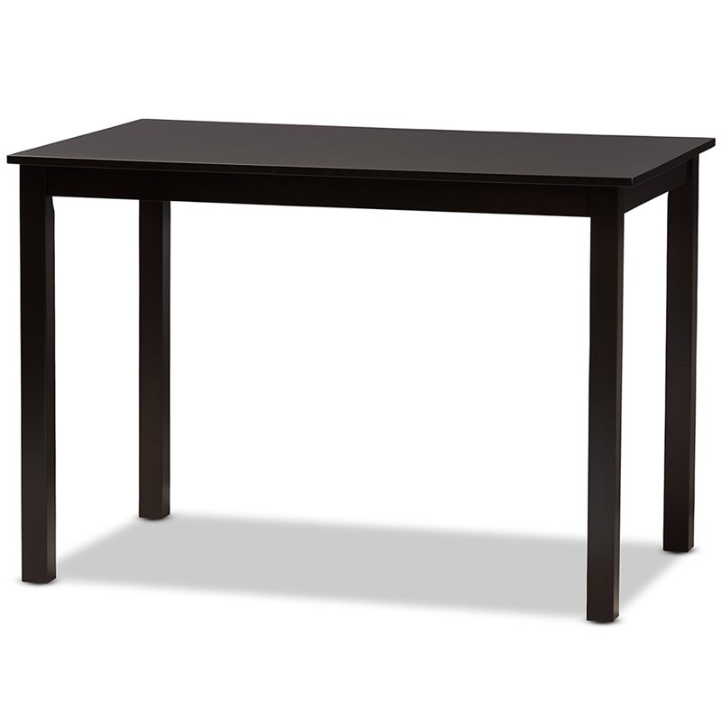 Bowery Hill 5 Piece Dining Set in Gray and Dark Brown
