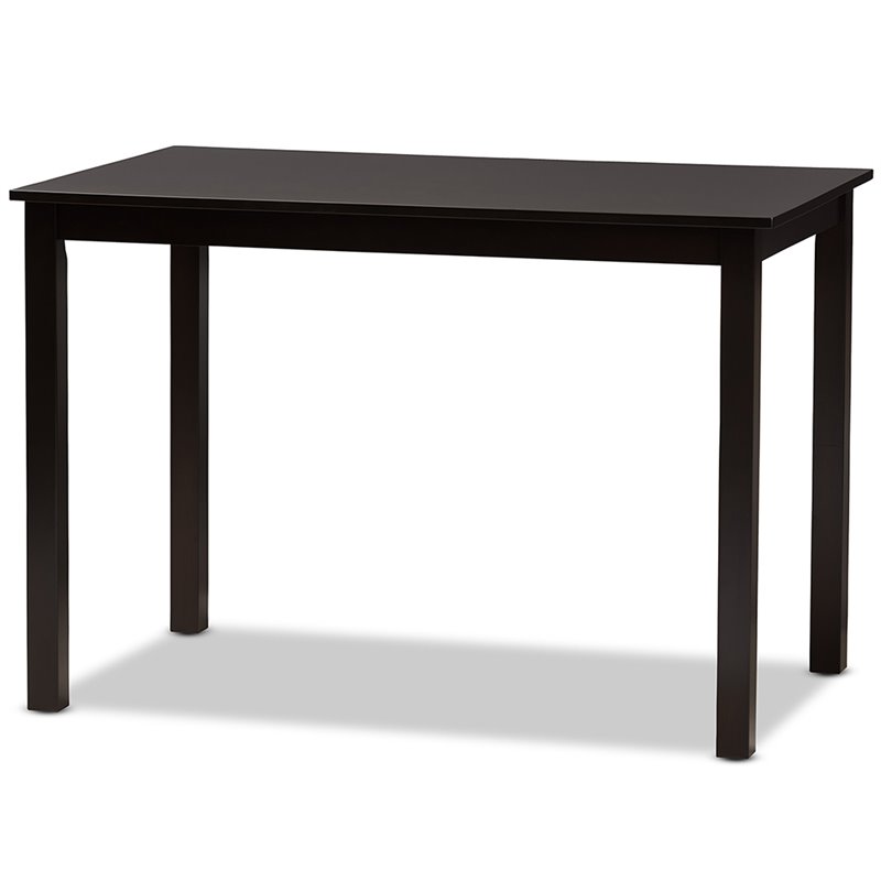 Bowery Hill 5 Piece Dining Set in Dark Brown