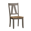 Bowery Hill Wood Grey Trestle Dining Table Set Rectangular Butterfly Leaf 78