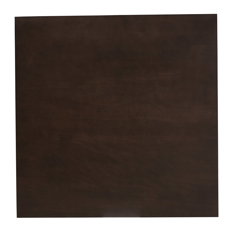 Bowery Hill Upholstered Dark Oak 5-Piece Wood Dining Set in Beige