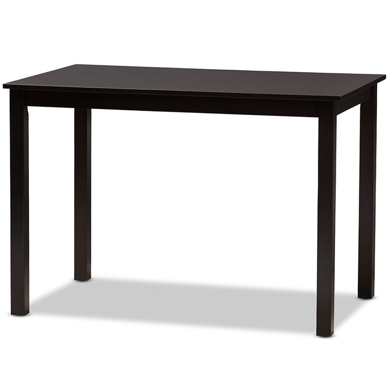 Bowery Hill 5 Piece Dining Set in Dark Brown