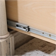 Bowery Hill Engineered Wood Split Oak Computer Desk L-Shaped 68.74