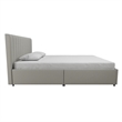 Bowery Hill Upholstered Full Bed with Storage Drawers