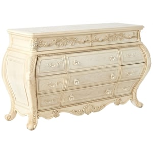 Bowery Hill 11 Drawers Dresser in Antique White