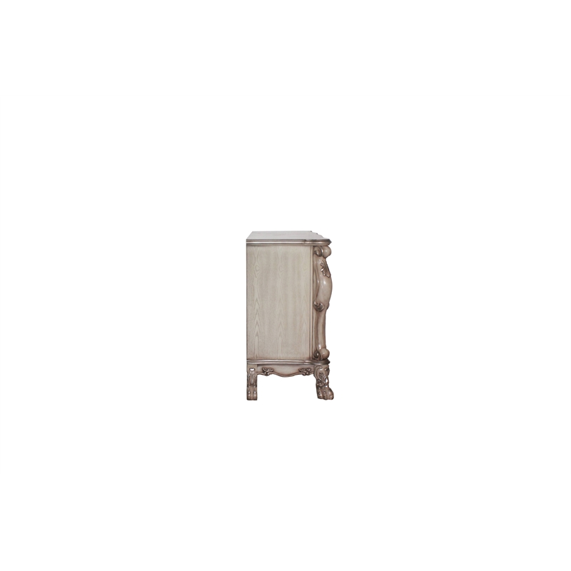 Bowery Hill Traditional Wood Dresser in Vintage Bone White