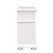 Bowery Hill Mid-Century 6 Drawer Wood Dresser in White