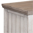 Bowery Hill Mid-Century Wood 9 Drawer Dresser in White