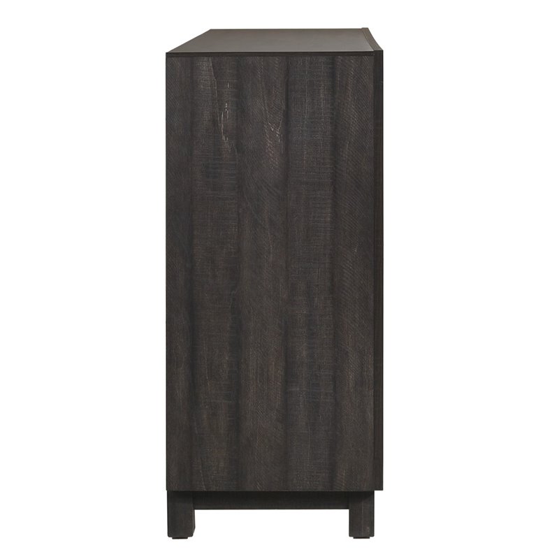 Bowery Hill 6 Drawer Dresser in Walnut