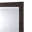 Bowery Hill Wood 6-Drawers Bedroom Dresser with Mirror Set in Walnut/Chocolate
