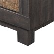 Bowery Hill Wood 6-Drawers Bedroom Dresser with Mirror Set in Walnut/Chocolate