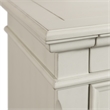 Bowery Hill Wood Off White Dresser Rectangular Anti-Tipping 38
