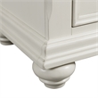 Bowery Hill Wood Off White Dresser Rectangular Anti-Tipping 38