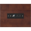 Bowery Hill Queen Traditional Solid Wood Murphy Bed Chest w/ Mattress in Walnut