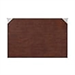 Bowery Hill Queen Traditional Solid Wood Murphy Bed Chest w/ Mattress in Walnut