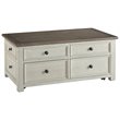 Bowery Hill Engineered Wood Lift-Top Cocktail Table in Two-Tone