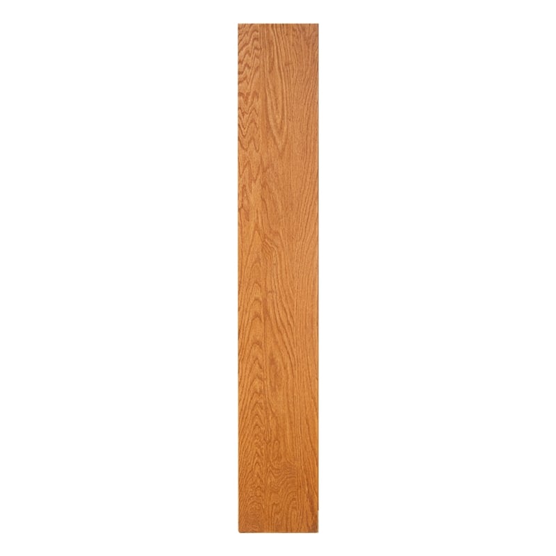 Bowery Hill Wood Dry Oak Bookcase Rectangular Adjustable Shelves 84
