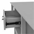 Bowery Hill Modern Engineered Wood Coffee Table with Storage in Gray
