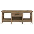 Bowery Hill Modern Engineered Wood Coffee Table with Storage in Pine