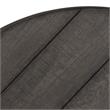 Bowery Hill Modern Splay Leg Round Cocktail Table in Brown