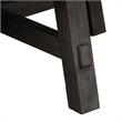Bowery Hill Modern Splay Leg Round Cocktail Table in Brown