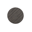 Bowery Hill Modern Splay Leg Round Cocktail Table in Brown