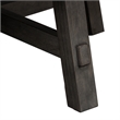 Bowery Hill Modern Splay Leg Round Cocktail Table in Brown