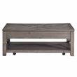 Bowery Hill Distressed Driftwood Lift Top Cocktail Table