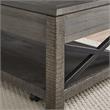 Bowery Hill Distressed Driftwood Lift Top Cocktail Table