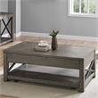 Bowery Hill Distressed Driftwood Lift Top Cocktail Table