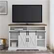 Bowery Hill Farmhouse Wood Sliding Barn Door Console or TVs up to 52