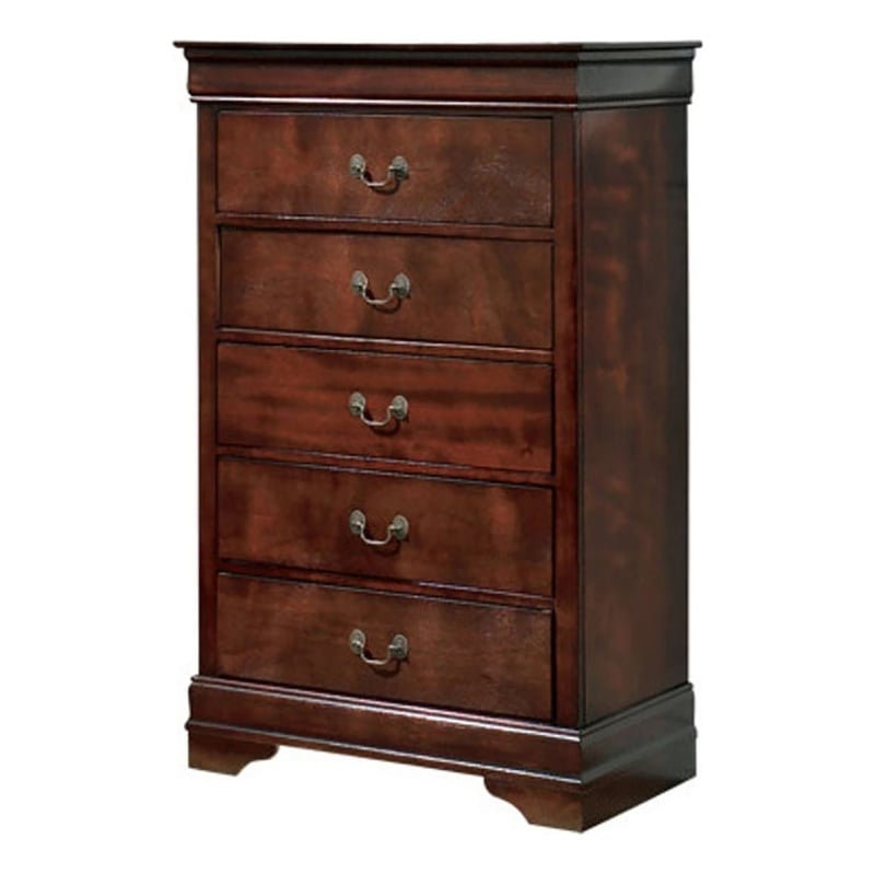 Bowery Hill Wood Warm Dark Brown Chest Rectangular 48.38