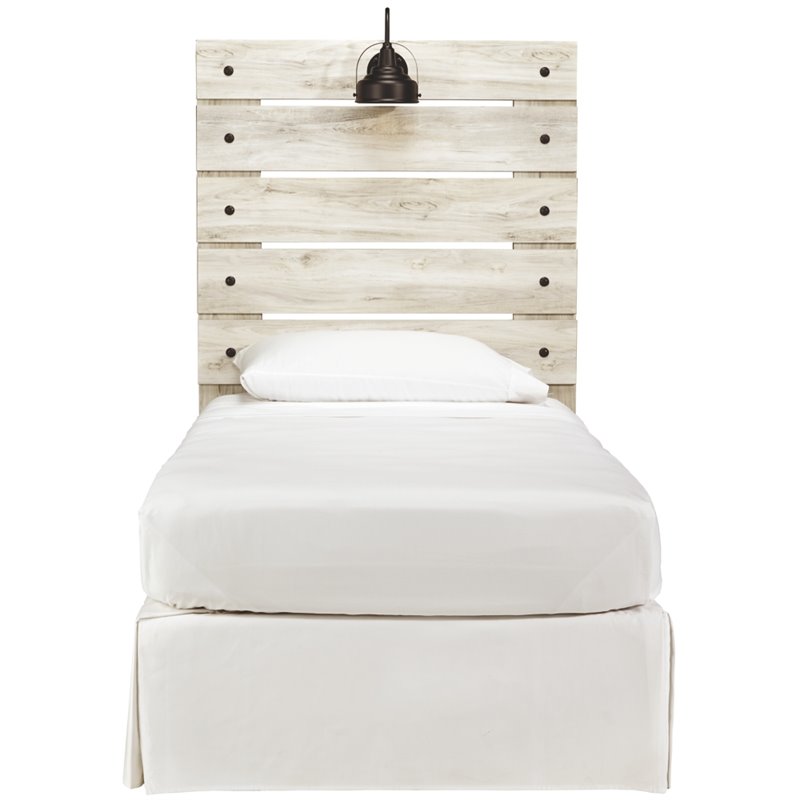 Bowery Hill Twin Panel Headboard in Whitewash