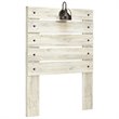 Bowery Hill Twin Panel Headboard in Whitewash