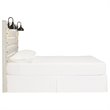 Bowery Hill King Panel Headboard in White Wash