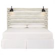 Bowery Hill King Panel Headboard in White Wash