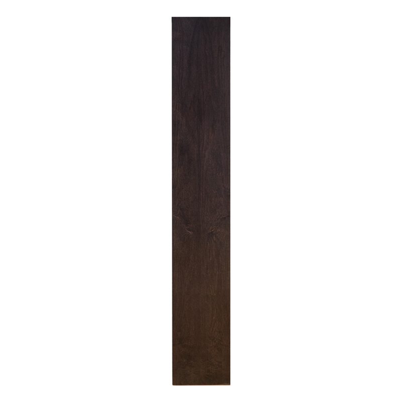 Bowery Hill Wood Espresso Bookcase Rectangular Adjustable Shelves 84