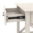 Bowery Hill Engineered Wood White End Table Rectangular Storage 20