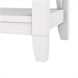 Bowery Hill Farmhouse Engineered Wood End Table with Storage in White