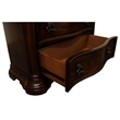 Bowery Hill Traditional 5-Drawer Solid Wood Bedroom Chest in Walnut