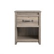 Bowery Hill One Drawer Nightstand in Gray Oak
