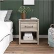 Bowery Hill One Drawer Nightstand in Gray Oak