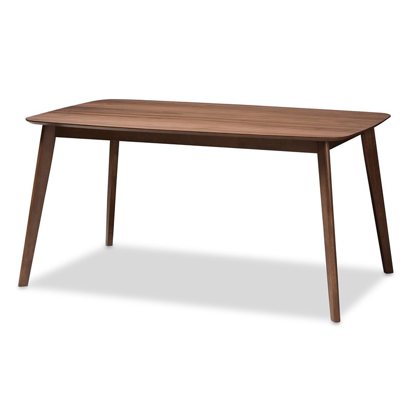 Bowery Hill Mid Century Grey and Walnut Brown Finished Wood 5-Piece Dining Set