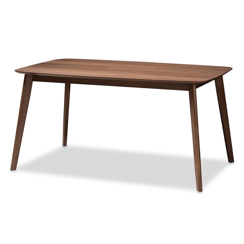 Bowery Hill Beige and Walnut Brown Finished Wood 5-Piece Dining Set