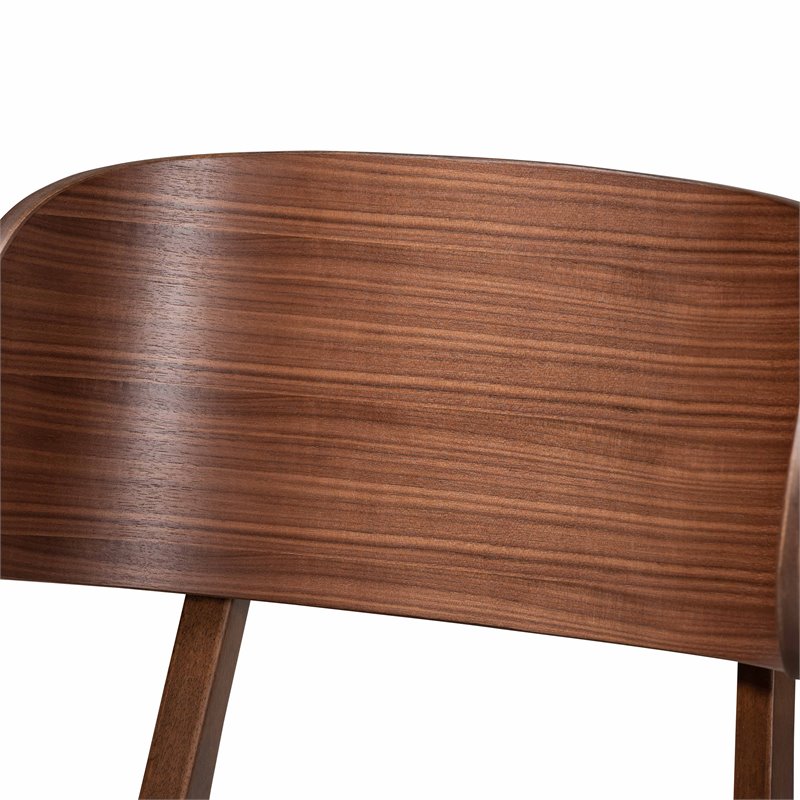 Bowery Hill Beige and Walnut Brown Finished Wood 5-Piece Dining Set