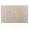 Bowery Hill Modern Ivory Hand-Tufted Wool Area Rug