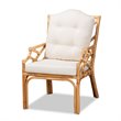 Bowery Hill Natural Finished Rattan Armchair