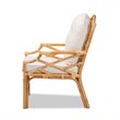 Bowery Hill Natural Finished Rattan Armchair